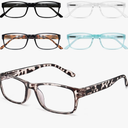 Gaoye Professional Reading Glasses for All Day - Computer Readers with Blue Light Protection - Value Pack , Pack of 5