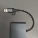 Dual HDMI Adapter, USB C & USB 3.0 to Dual HDMI 60Hz Hub with 100W PD Charging, 2 Monitor Extended Display Adapter for MacBook M1/M2/M3, Windows Laptops, iPad Pro, Chromebook