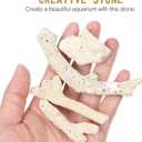 Totority Fish Tank Filtration Material Natural Coral Stone Bottom Gravel 1.77Lb Aquarium Decorative Stones for Aquatic Purification and Landscape