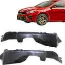 SecosAutoparts Front Fender Plastic Liners, Fit for Kia Forte 2017 2018, Front Driver & Passenger Side Wheel Splash Liner, Replace# 86812B0000 86811B0000, KI1248153 KI1249153