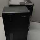 NineSky Dehumidifier,98 OZ Dehumidifiers for Home,(1100 sq.ft) Dehumidifiers for Basement Bathroom Bedroom with Auto Shut Off, Switchable 7 Colors Light (Black)