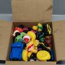 XY-WQ 24 Pack Jeep Rubber Ducks - 3" Bulk Floater Ducks for Kids - Vehicle Shaped - Baby Bath Toy Assortment - Party Favors, Birthdays, Bath Time & More (8 Varieties)