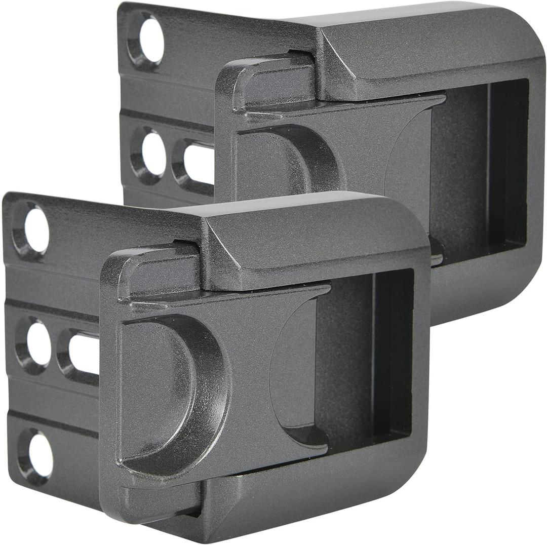 CZU Home Door Lock Security, Upgraded Safety Childproof Door Reinforcement Lock Latch (2-Pack), Extra Defend Door Lock for Inward Swinging Door