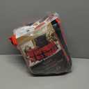 ZOBER Wide Christmas Tree Storage Bag - Maximum Accessibility - Fits 9 Ft Trees - 600D Oxford Fabric Christmas Tree Bag For Storage Box For Xmas - Strong, Durable Straps & Handles - Card Slot - Red