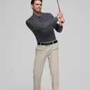 Mens Golf Shirts Long Sleeve Moisture Wicking Collared Work Business Casual Tennis Polo Shirts for Men (Black, XXXL)