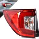 LED Tail Light Compatible With 2019-2022 Honda Pilot Rear Light Taillight Left Driver Side Taillight Replace HO2804120 33550TG7A11(Outer Side)