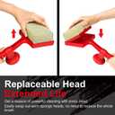 Replacement Brush Head for Steam Cleaning Grill Brush  Bristle-Free Durable Mesh Scrubbing Pad, Tear-Resistant Design, Compatible with EEFINITE BBQ Grill Cleaner