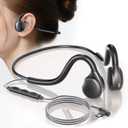 USB-C Wired Headphones,Open Ear Headphones with Mic, Plug in Headset with Premium Sound Type-C Headset Perfect for with Laptop, New iPhone 15 & 16, Samsung & Android Type C Phones, Black