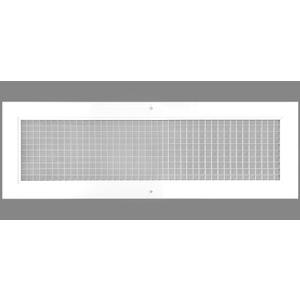 HVAC Premium 6'' x 26'' or 26'' x 6'' Cube Core Eggcrate Return Air Grille - Aluminum Rust Proof - HVAC Vent Duct Cover - White [Outer Dimensions: 7.75'' x 27.75'']