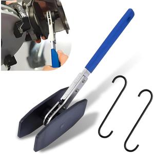 Neferta 1 PC Automotive Ratchet Brake Caliper Crimping Tool with S-hook, 4-in-1 Disc Brake Piston Compressor Separator Wrench, Repair Modification Accessories, Suitable for Most Car Models (Blue)