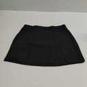 Mini Skirt with Slit High Waist Elastic Bodycon Mini Skort for Women M