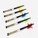 JapanBargain, Set of 5 Reusable Bamboo Chopsticks with Porcelain Crane Rests, Japanese Style Gift Set in Elegant Box, Black Chopsticks with Gold and Red Crane Print, Dishwasher Safe (Multicolor)