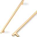 COTYKILEY 10 Pack 7.5 Inch(192mm) Brushed Brass Cabinet Handles Gold Kitchen Cabinet Pulls Cabinet Door Handles Kitchen Cabinet Hardware Cupboard Drawer Pulls Dresser Handles