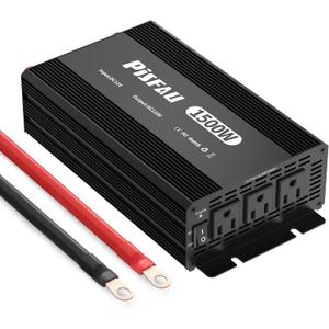 1500 watt Power Inverter 12v to 110v,dc to ac Converter with 3 AC Outlets,12 Volt Power Inversor 1500W Rv/Camping/Home/Emergency Power