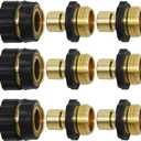 Twinkle Star 3/4 Inch Garden Hose Quick Connector Water Hose Fitting Male and Female, 9 of Set