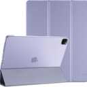 ProCase Cover for iPad Pro 11 Inch Case 2022/2021/2020/2018, Slim Stand Hard Back Shell Smart Cover for iPad Pro 11 Inch 4th Gen 2022 / 3rd Gen 2021/ 2nd Gen 2020 / 1st Gen 2018-Lightpurple