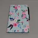 Dteck Case for Samsung Galaxy Tab A 8.4 2020 Model SM-T307/T307U, Slim Folio Stand Premium PU Leather Magnetic Case with Wallet Card Holders Protective Cover, Fresh Flower