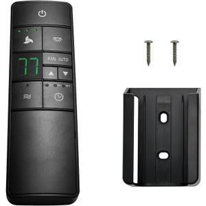 CENMING HD3 Replacement Remote for Hampton Bay Home Decorators Collection Ceiling Fan Remote Control,w/Thermostatic Control Light Dimmer Timer,for KUJCE10320 TR222A 2AAZPHD3 HD3(Remote Only)