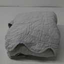 SureFit Heirloom Quilted Cotton Furniture Cover with Scallop Edge, Sofa Cover, Pet Friendly, Machine Washable, Grey Color