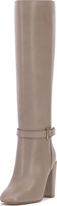 Vince Camuto Joanel Belt Buckle Wide Calf Knee High Boot, Dovetail Wide Calf, 7.5