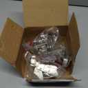 HBL' 4 Pack 165 Degree Soft Close Cabinet Hinges, Full Overlay Kitchen Cabinet Hinges, Concealed European Hinges for Lazy Susan, Pie Corner Cabinet, Open Widely and Easy Access