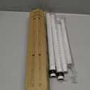 PBHEPJ Sliding Door Security Bar, 18.5-51 inch Adjustable Patio Door Security bar with Rubber Tips, Multi-use Window Security Bars, Sliding Door Stopper, White, 2 Pack