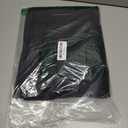 2 Pack Black Spandex Tablecloths for 4 ft Rectangle Tables, Wrinkle Free Fitted Table Covers 4 Foot StretchyTable Cloth with Skirt for Parties Weddings Birthday Banquet Baby Shower, 28x48