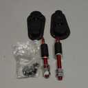 Black Racing Car Quick Release Bonnet Lock Hood Pins Latch No Key Locking Kit