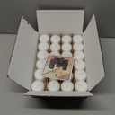 Simply Soson Votive Candles Bulk, 24 White Votive Candles, 10 Hours Burn time, Small Candle, Unscented Candle, Votives for Wedding, Birthday, Holiday & Home Decor (24 pack - Without Glass)