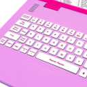 Lexibook Barbie, Educational and Bilingual Laptop in English/Spanish, Toy for Children with 124 Activities to Learn, Play Games and Music, Pink, JC598BBi2