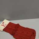 DIYASY Christmas Stockings with Initials, 18 Inch Knit Stockings with Letters Large Knitted Xmas Stocking Party Fireplace Family Hanging Decorations (Letter E)