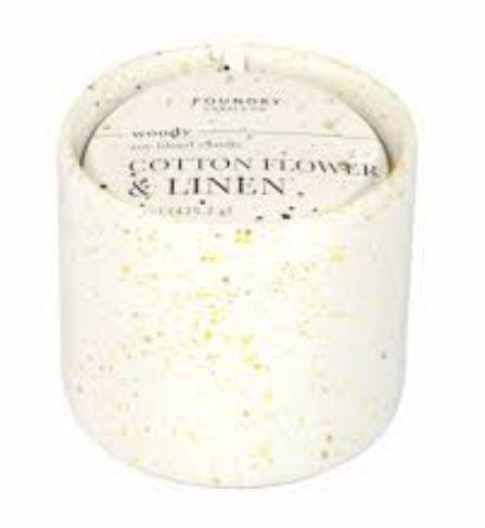 Foundry Candle Co. Cotton Flower & Linen, 16 oz