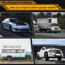 2 x 12 Pcs Silver Ground Straps, 10/15/20 Inch Universal Engine Ground Wire Strap Kit with Ring Terminals, Grounds Strap Automotive for Most Cars