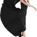 Women's Lyrical Dance Costume Halter Lyrical Dance Dress Split Skirt Ballet Contemporary Dancewear, Large