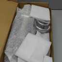 Rain Shower Head with Handheld High Pressure rainfall Shower Heads with Handheld Spray Combo Adjustable one-piece stand daul shower head Built-in Magnetic Docking and Power Jets (Starlight)