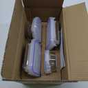 Box with Amazon Basics Leak-Proof Glass Locking Lids Food Storage Containers, 4 Pcs