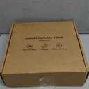 Marble Decorative Bowl for Kitchen Counter, Natural Travertine Serving Bowl with,Modern Display Bowl for Dining Table Centerpiece Home Decor(7.8 Inch) (yellow)