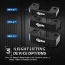 2 Inch Front End Leveling Lift Kit for 2007-2024 Silverado 1500 Avalanche Suburban Tahoe, Suspension Spring Strut Lift Spacers Compatible with 2007-2024 Sierra 1500 Yukon, 2 Pack