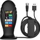 TV Antenna - Digital TV Antenna Indoor for Local Channels Smart Televisions, Long Range Reception HD Antenna for Televisions 4k 1080P Channels-18ft Long Cables