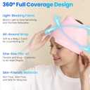 2 Pack Migraine Relief Cap, Reusable Headache Relief Cap with Hot & Cold Therapy, Soothing Headache Hat, Odorless Gel Ice Head Wrap for Tension, Stress, Sinus & Headache, Black&Pink