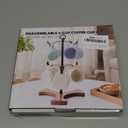 Mug Tree Y-Shaped, Coffee Mug Holder with Angled - Out Iron Hooks (No More Squeezing!), Solid Wood Base & Sturdy Iron Coffee Cup Rack, 6 Hook, Tools Included, Easy Install, Elevate Kitchen Nook Décor