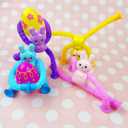 Anditoy 4 Pack Easter Bunny Suction Cup Pop Tubes Toys Sensory Toys for Kids Boys Girls Toddlers Easter Basket Stuffers Gifts Party Favors