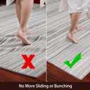Veken Non Slip Rug Pad Gripper 2x8 Ft, Carpet Liner for Hardwood Floors and Finishes, Under Area Rugs Anti Skid Mat, Keep Rugs Safe and in Place