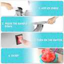 VALONDINO Snow Cone Machine Shaved Ice, 500LB/H Commercial Ice Crusher Shaved Ice Machine Fluffy, 300W Industrial Commercial Big Ice Shaving Machine for Snow Cones for Home Party