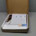 Corner Shelves 3-Pack for Bathroom & Kitchen, Space-Saving Floating Corner Wall Shelf with Easy Installation- Brown (Set of 3)