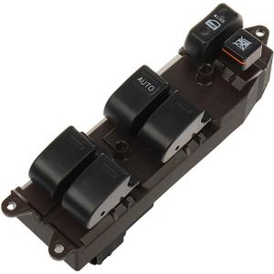 BRTEC Power Master Window Switch LHD Left Hand Drive for 2002-2006 for Toyota Camry Tacoma Matrix Corolla for Scion xA xB - AUTO Down, Window Lock(14 Pins) 84820AA070