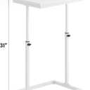 TUTOTAK End Table, Side Table, Tall Couch Table, Sofa Table, 1 Pack