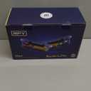 MFY 5-Pack 36 OZ Glass Storage Containers with Lids - 2 Compartment Meal Prep Set, Airtight Glass Lunch Containers, Microwave, Oven, Freezer & Dishwasher Safe, Gray (Grey)