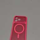 Magnetic for iPhone 17 Pro Case | Compatible with Magsafe | Comfortable Grip, Fingerprint-Resistant, Slim Fit, Shockproof Protection | for Men and Women (Hot Pink)