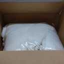 YnM Ultra-Soft Weighted Blanket, Fluffy Bubble Cuddle Heavy Bed Blanket, Plush Faux Fur Big Comforter, Soft & Warm Home Decor Piece (Black, 90''x90'' 15lbs, Full/Queen)